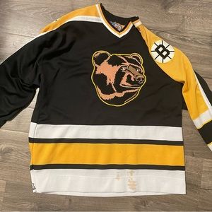 Boston Bruins jersey- with the Bruin.
